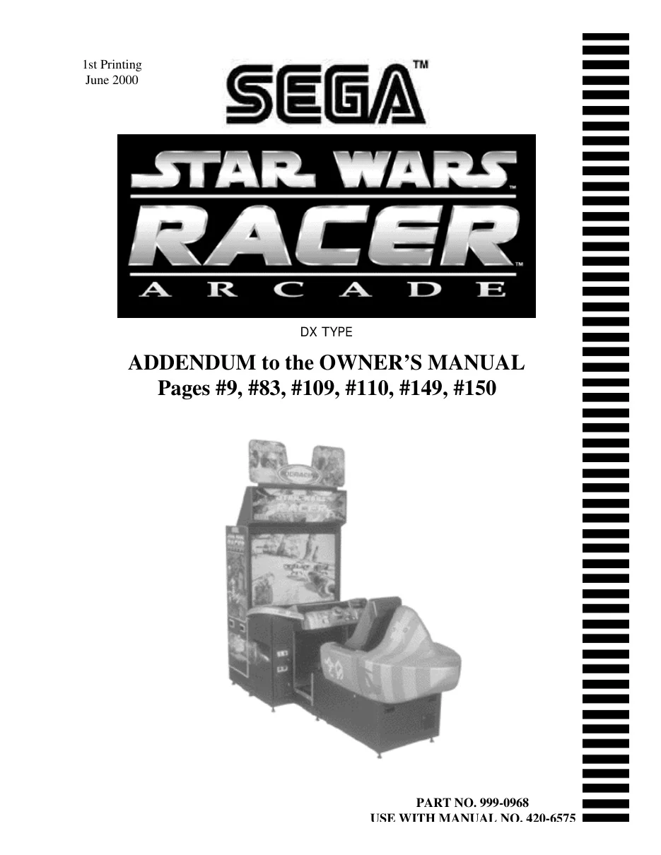 supplement pod racer manual|sega|games|.webp