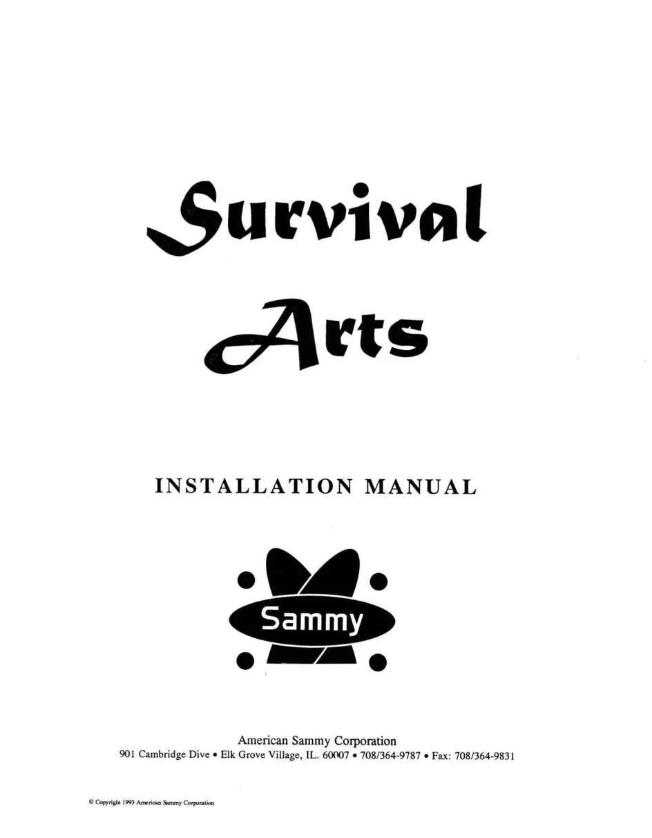 survival arts installation manual|sammy|games|.webp
