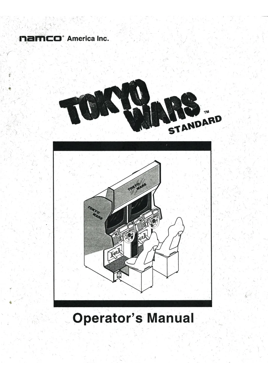 system super 22 tokyo wars manual|namco|games|.webp