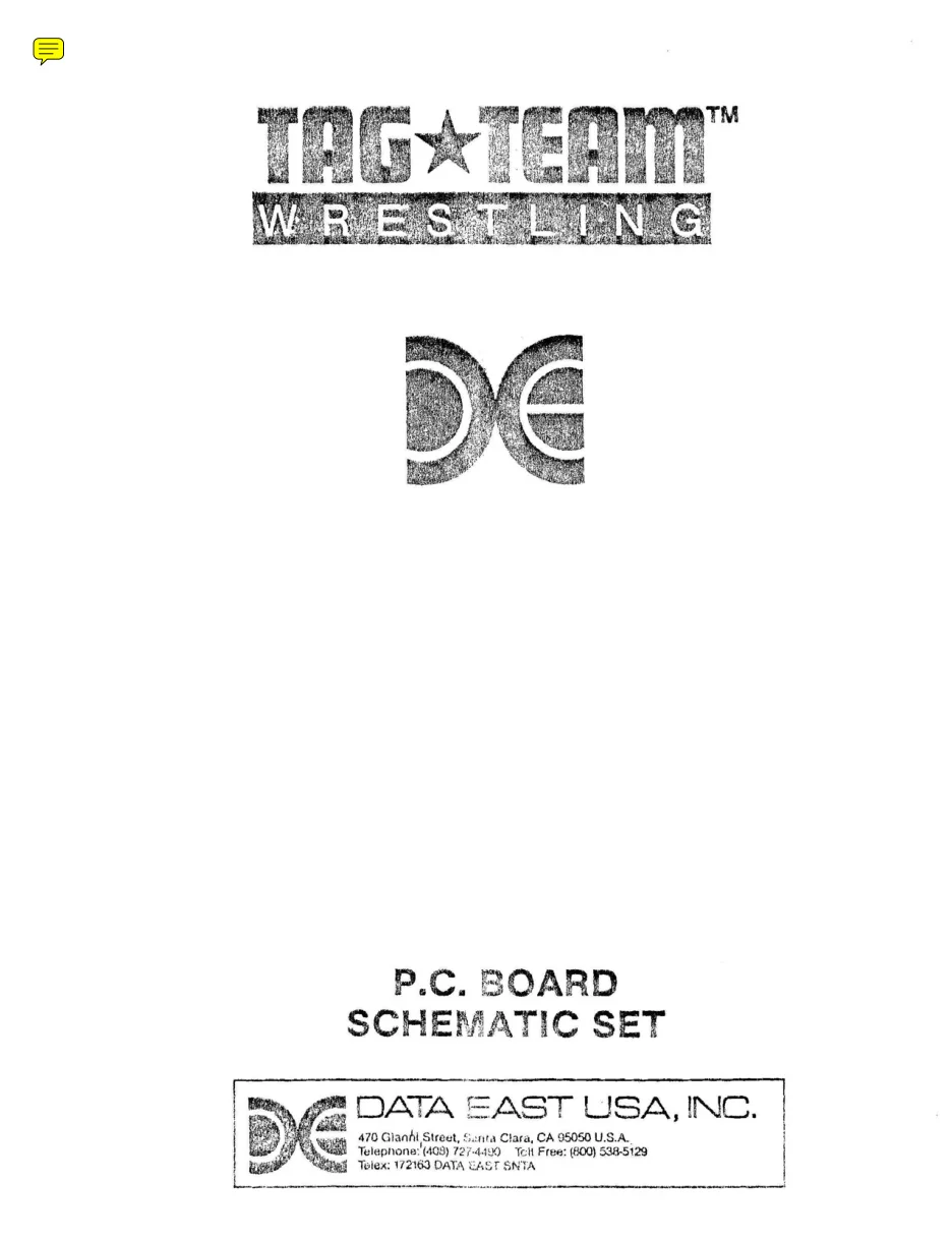 tag-team wrestling schematic|data-east|schematics-and-wiring|bad scan.webp