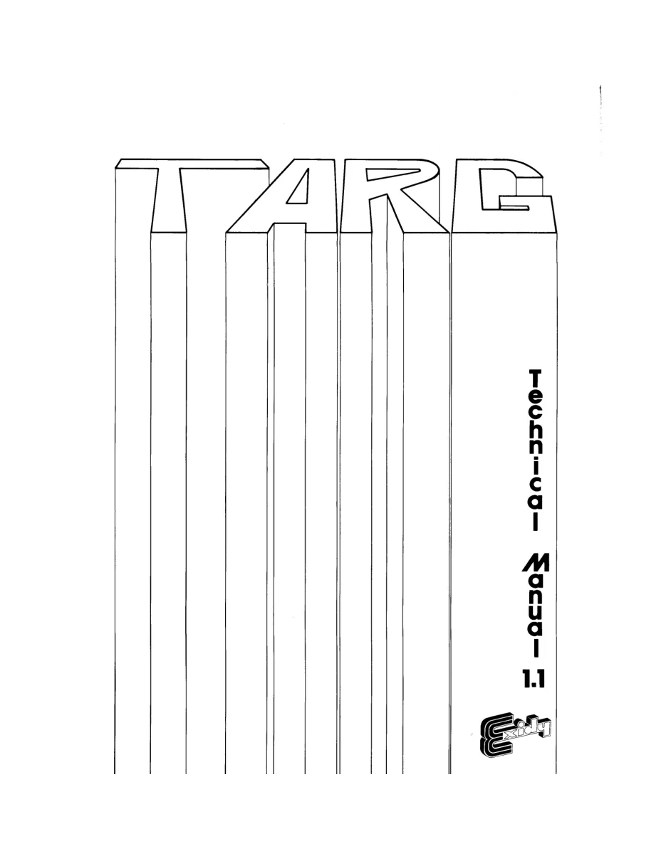 targ technical v 1 manual|exidy|games|v1.webp