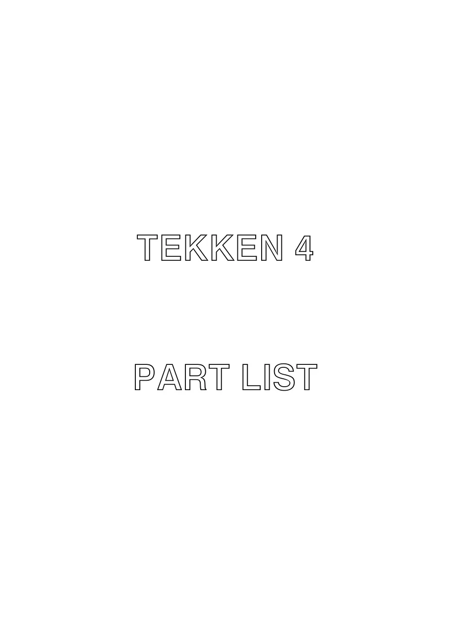 tekkan 4 parts list|unknown|parts-and-peripherals|.webp
