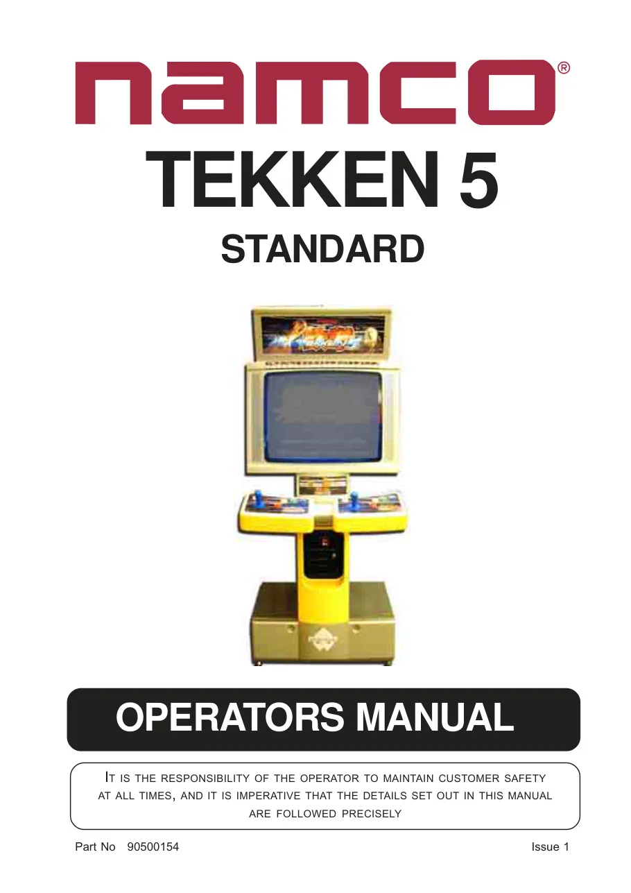 tekken 5 manual|namco|games|.webp