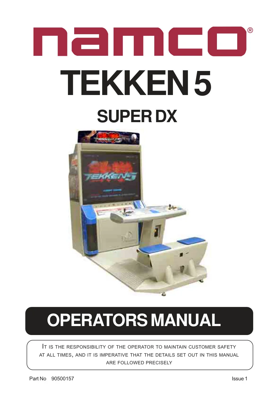 tekken 5 super manual|namco|games|.webp