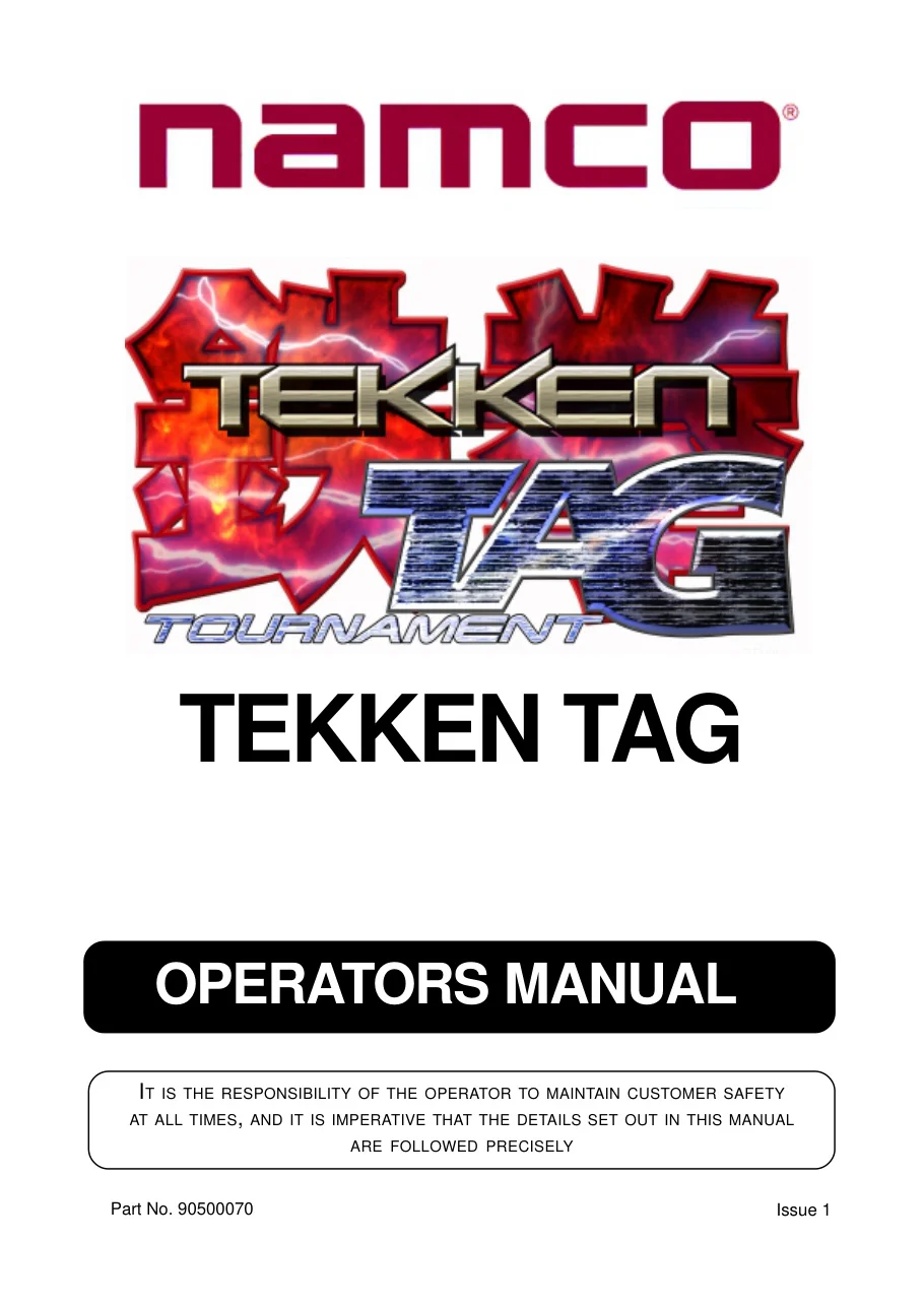 tekken tag manual|namco|games|.webp