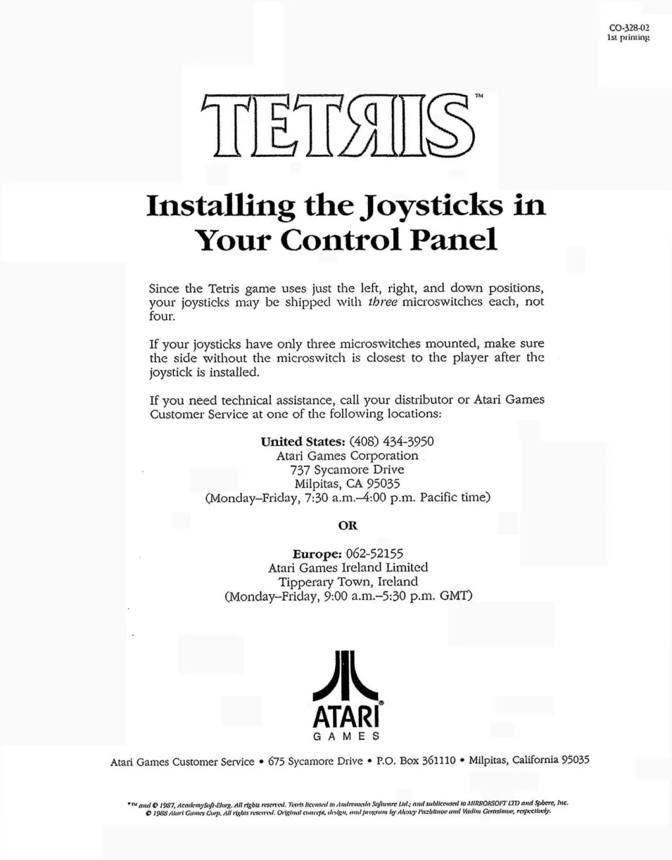 tetris co-328-02 manual|atari|games|1st printing.webp