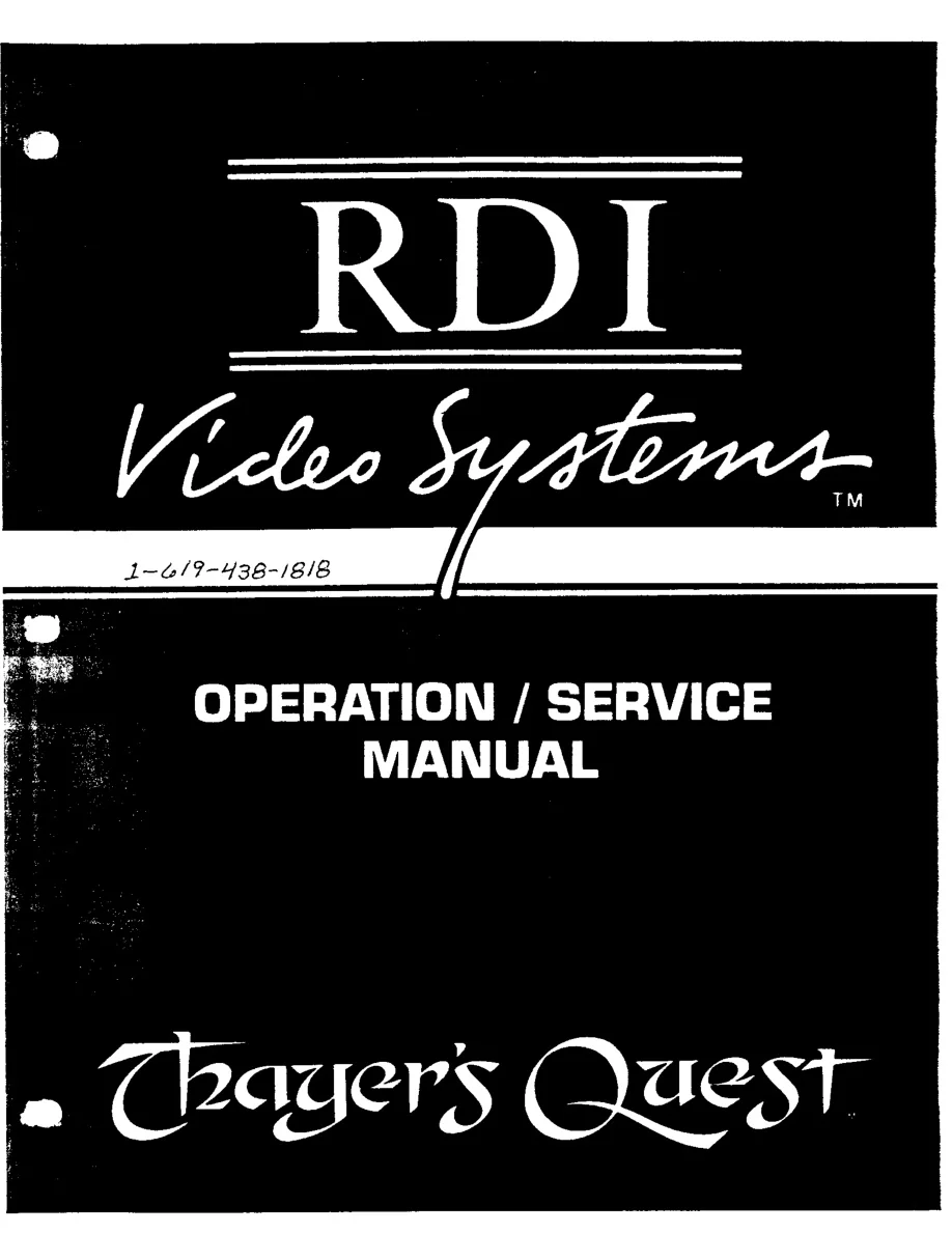 thayers quest manual|rdi|laserdisc.webp
