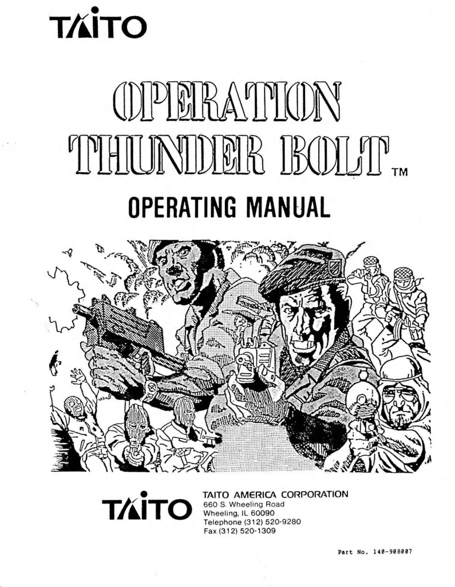 thunderbolt guncab assy operation manual|taito|games|.webp