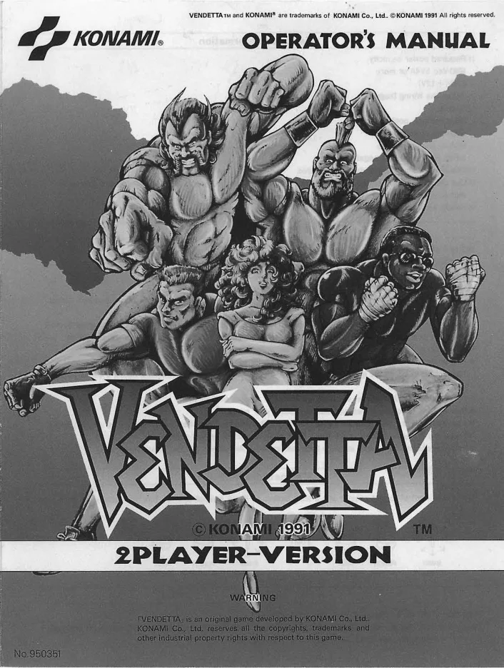 vendetta 2 player operation manual|konami|games|.webp