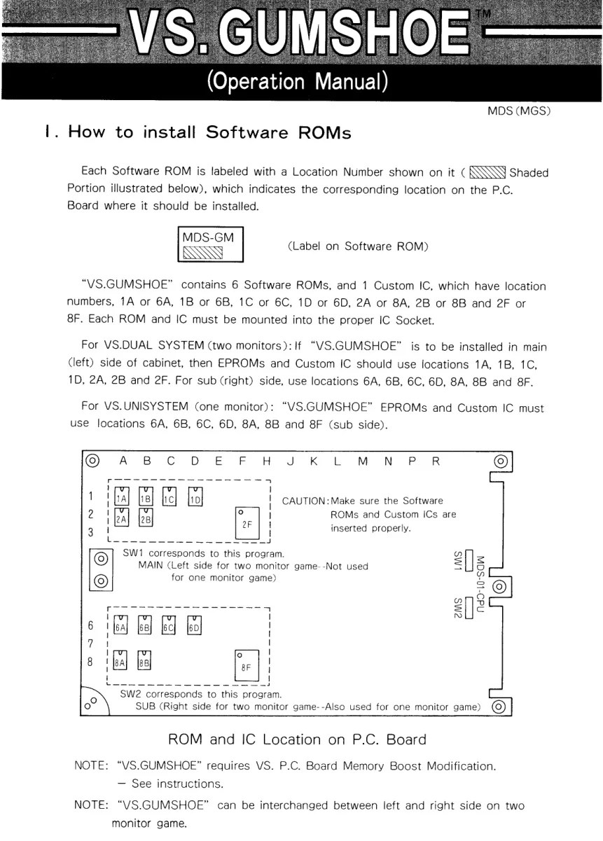 vs gumshoe manual|nintendo|games|.webp