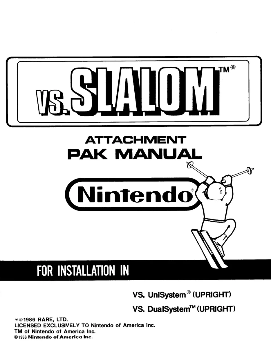 vs slalom attachment pak manual|nintendo|parts-and-peripherals|.webp