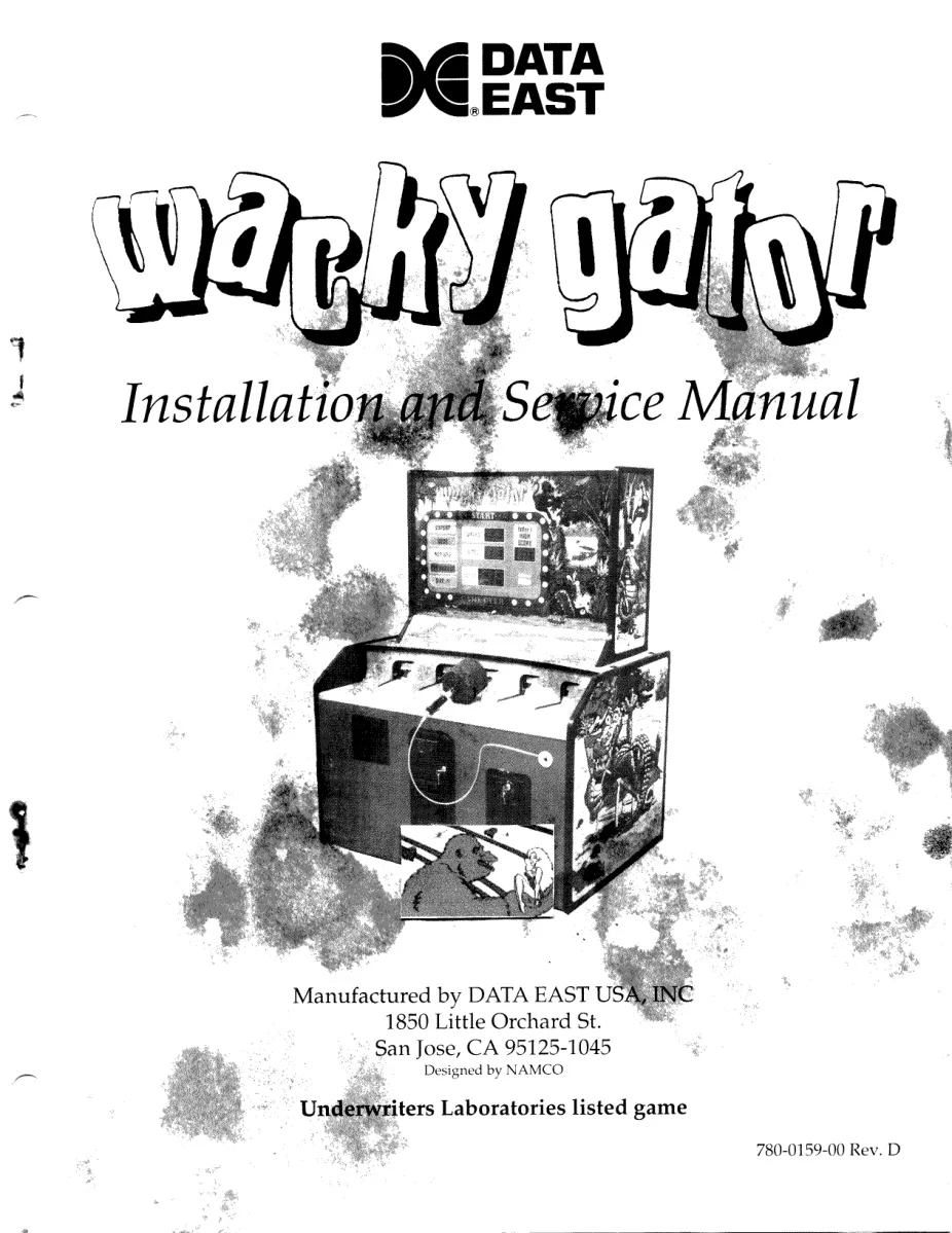 wacky gator manual|data-east|games|.webp