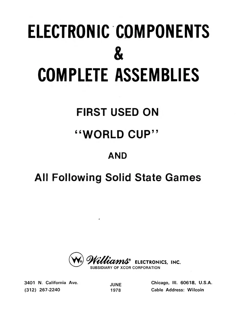 world cup components manual|williams|parts-and-peripherals|.webp