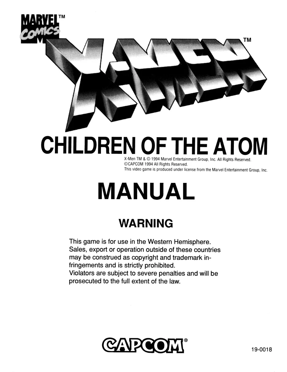 x-men cota manual|capcom|games|.webp