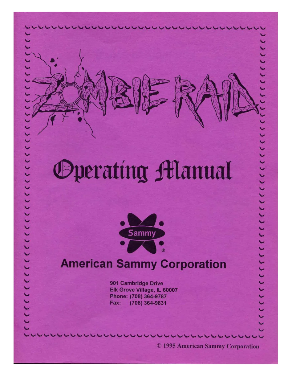 zombie raid manual|american-sammy|games|.webp