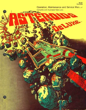 asteroids deluxe tm-165 manual|atari|games|1st printing.webp