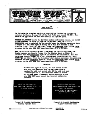 food fight tech tip tt-004-ff manual|atari|games|.webp