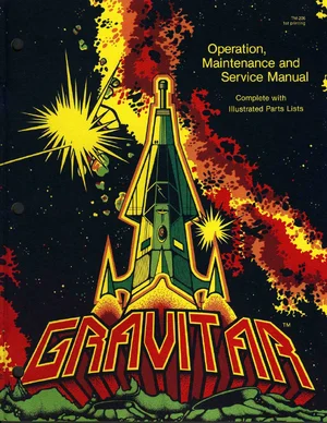 gravitar tm-206 manual|atari|games|1st printing.webp