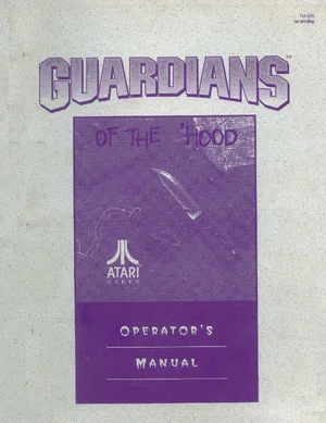 guardians of the hood tm-375 manual|atari|games|1st printing.webp