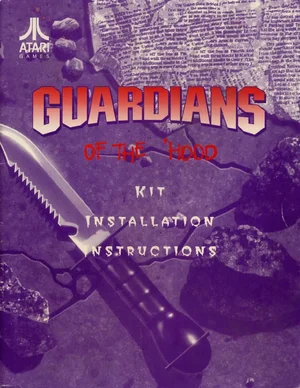 guardians of the hood tm-377 conversion kit instructions|atari|games|1st printing.webp