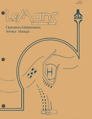 lemans tm-077 manual|atari|games|1st printing.webp
