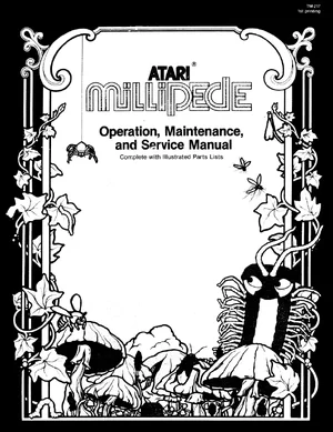 millipede manual|atari|games|.webp