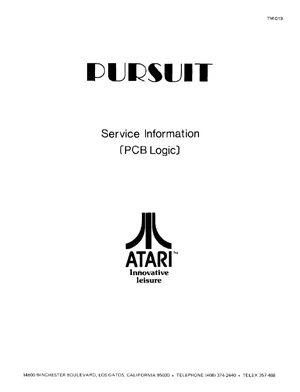 pursuit tm-019 information service manual|atari|games|.webp