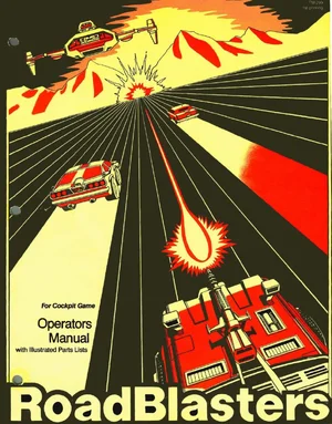 road blasters cockpit tm-299 manual|atari|games|1st printing.webp