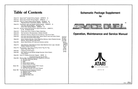 space duel sp-181 manual|atari|games|1st printing.webp