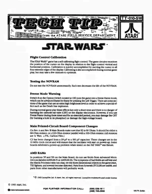 star wars tech tip tt-010-sw manual|atari|games|.webp