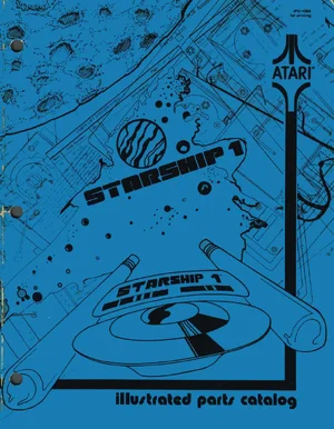 starship 1 ipc-085 manual|atari|games|1st printing.webp