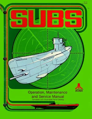 subs tm-132 manual|atari|games|1st printing.webp