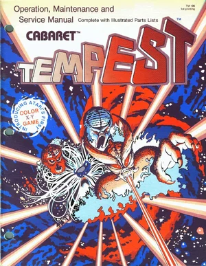tempest caberat tm-196 manual|atari|games|1st printing.webp