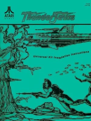 thunder jaws tm-349 manual|atari|games|1st printing.webp