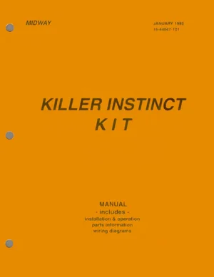 arcade game rom killer instinct conversion kit instructions|bally-midway|games|.webp