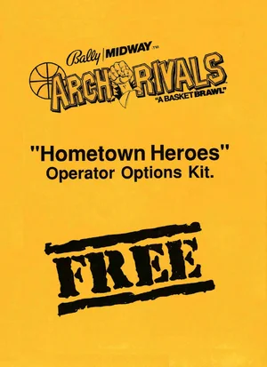 arch rivals hometown hero options conversion kit instructions|bally-midway|games|.webp