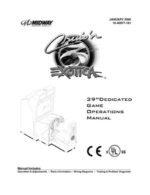 cruis n exotica cruisn 39in jan 2000 operation manual|bally-midway|games|.webp