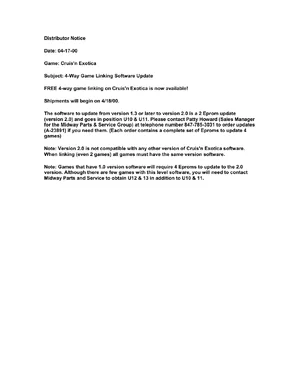 cruisn exocita sb manual|bally-midway|games|.webp