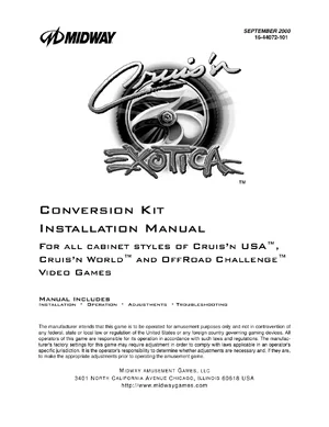 cruisn exotica conversion kit instructions|bally-midway|games|.webp