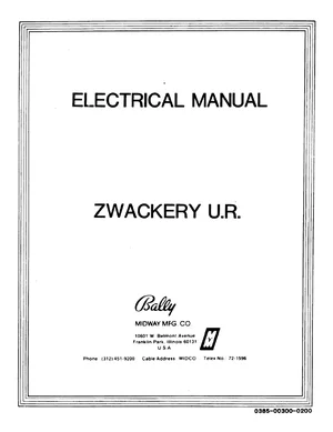 electrical zwackery u r manual|bally-midway|games|.webp