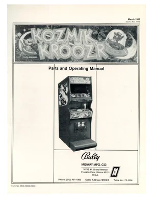 kozmik kroozr manual|bally-midway|games|.webp