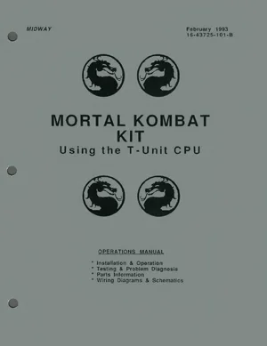 mortal kombat 1 t-unit cpu b conversion kit instructions|bally-midway|games|.webp