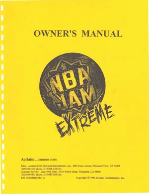 nba jam extreme owner's manual|bally-midway|games|.webp