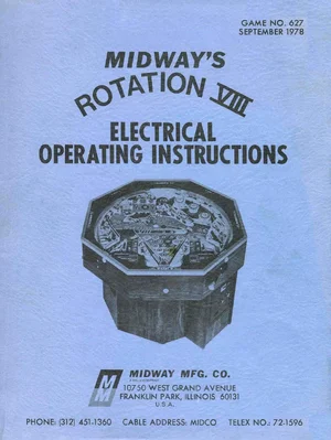 rotation viii electrical operation manual|bally-midway|games|.webp