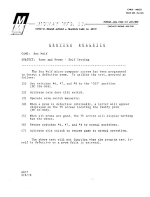 sea wolf proms roms service manual|bally-midway|games|.webp