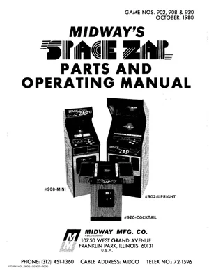 space zap operation manual|bally-midway|games|.webp