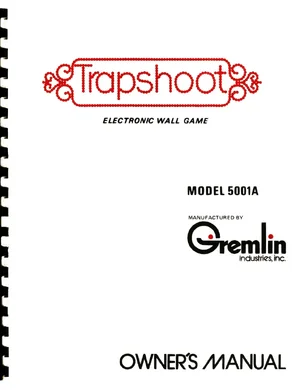 trapshoot electronic wall game model 5001a manual|bally-midway|games|revised.webp