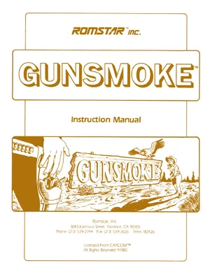 gun smoke instruction manual|capcom|games|.webp