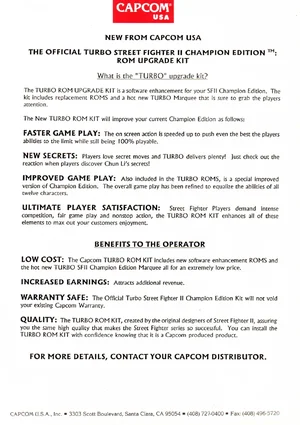 street fighter 2 turbo upgrade manual|capcom|games|.webp