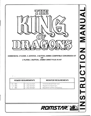 the king of dragons manual|capcom|games|.webp